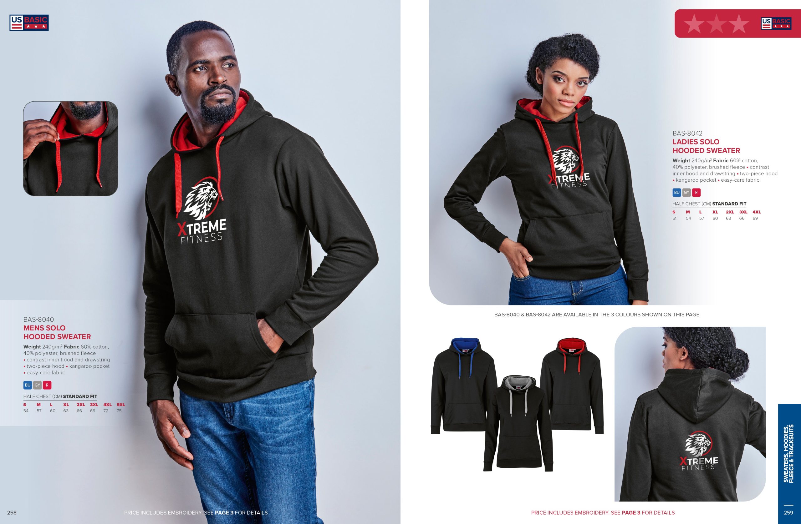 Ladies Solo Hooded Sweater - Image 11